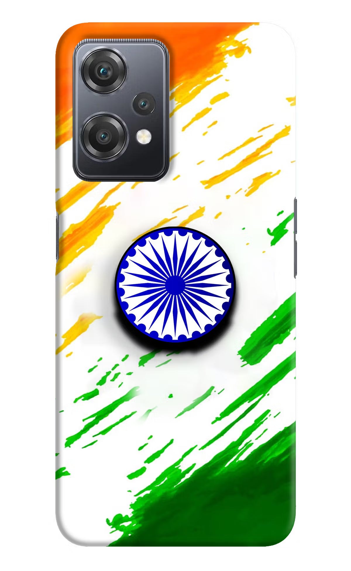 Indian Flag Ashoka Chakra OnePlus Nord CE 2 Lite 5G Pop Case by Casekaro