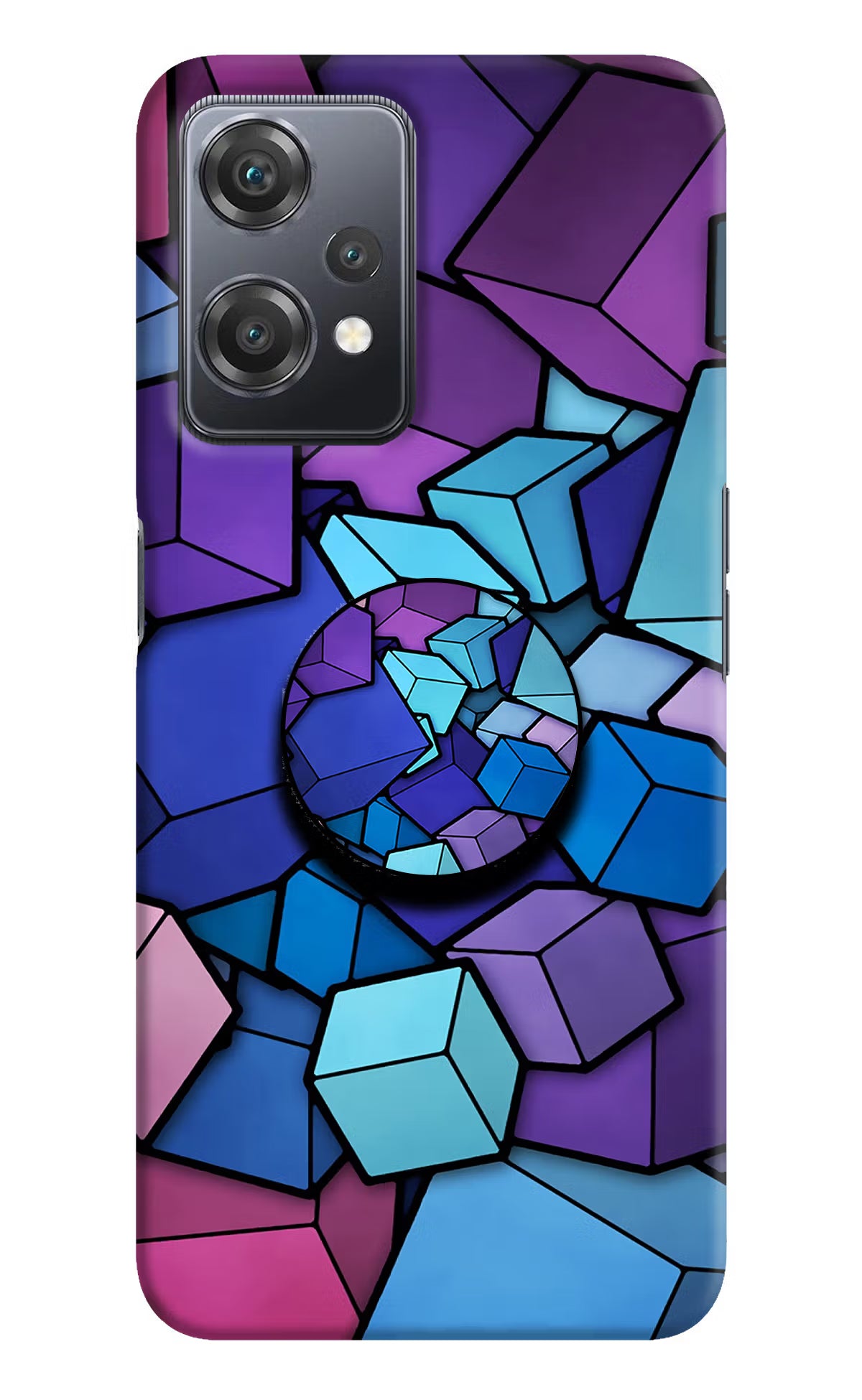 Cubic Abstract OnePlus Nord CE 2 Lite 5G Pop Case by Casekaro