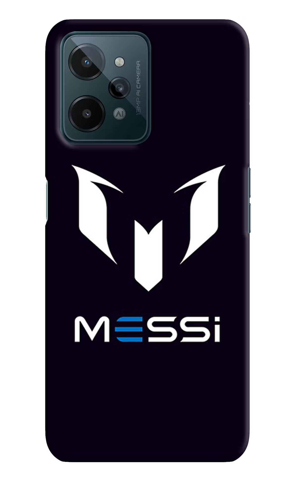 Messi Logo Realme C31 Hard Case Back Cover by Casekaro