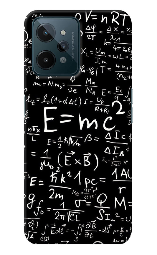 Physics Albert Einstein Formula Realme C31 Back Cover