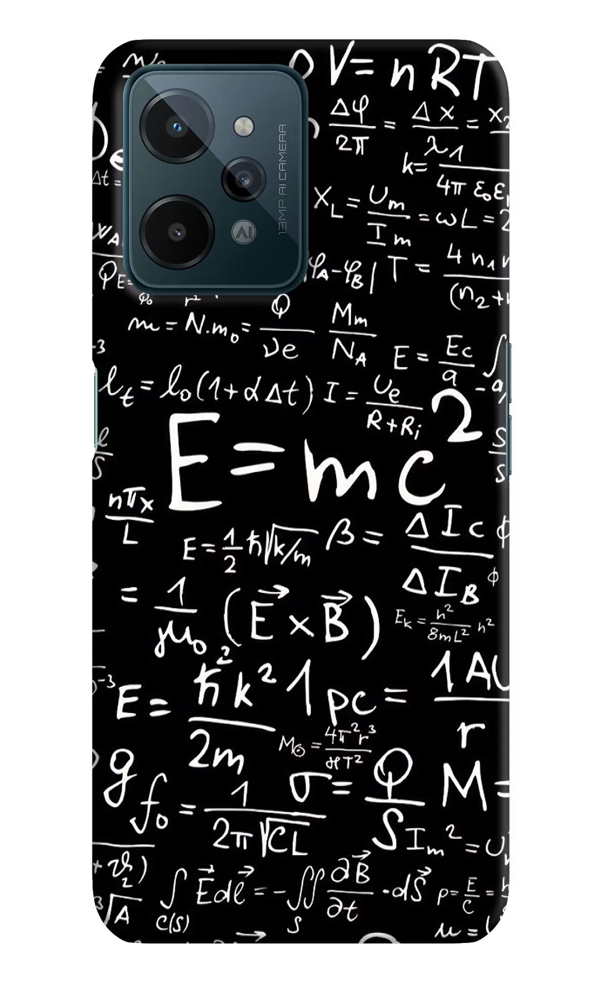 Physics Formula Realme C31 Hard Case Back Cover by Casekaro