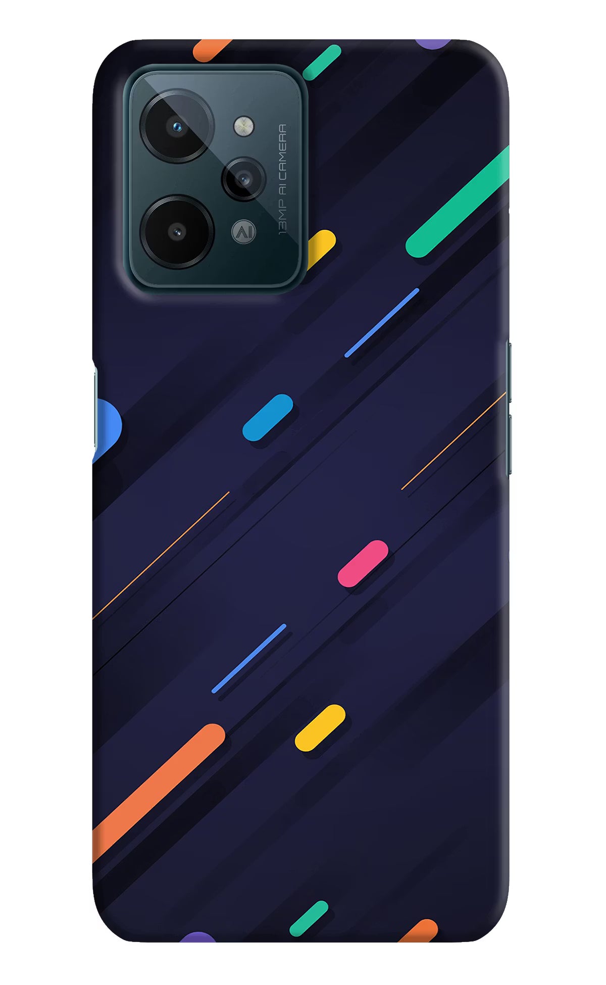 Abstract Design Realme C31 Hard Case Back Cover by Casekaro