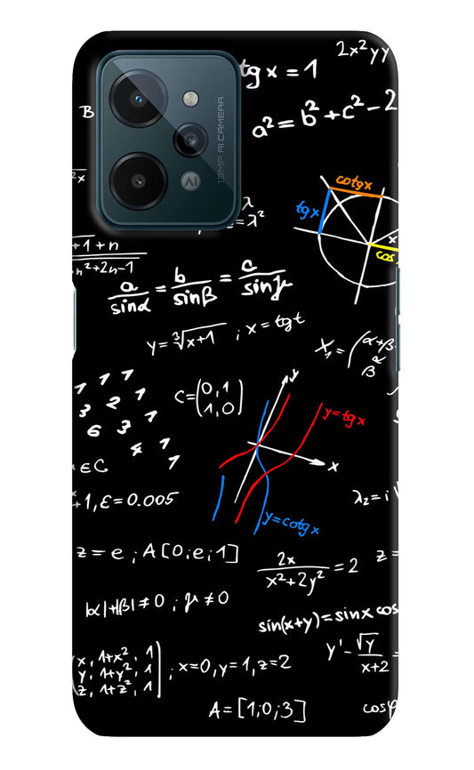 Mathematics Formula Realme C31 Hard Case Back Cover by Casekaro