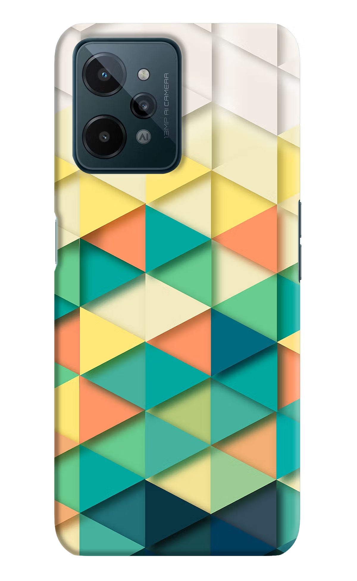 Abstract Realme C31 Hard Case Back Cover by Casekaro