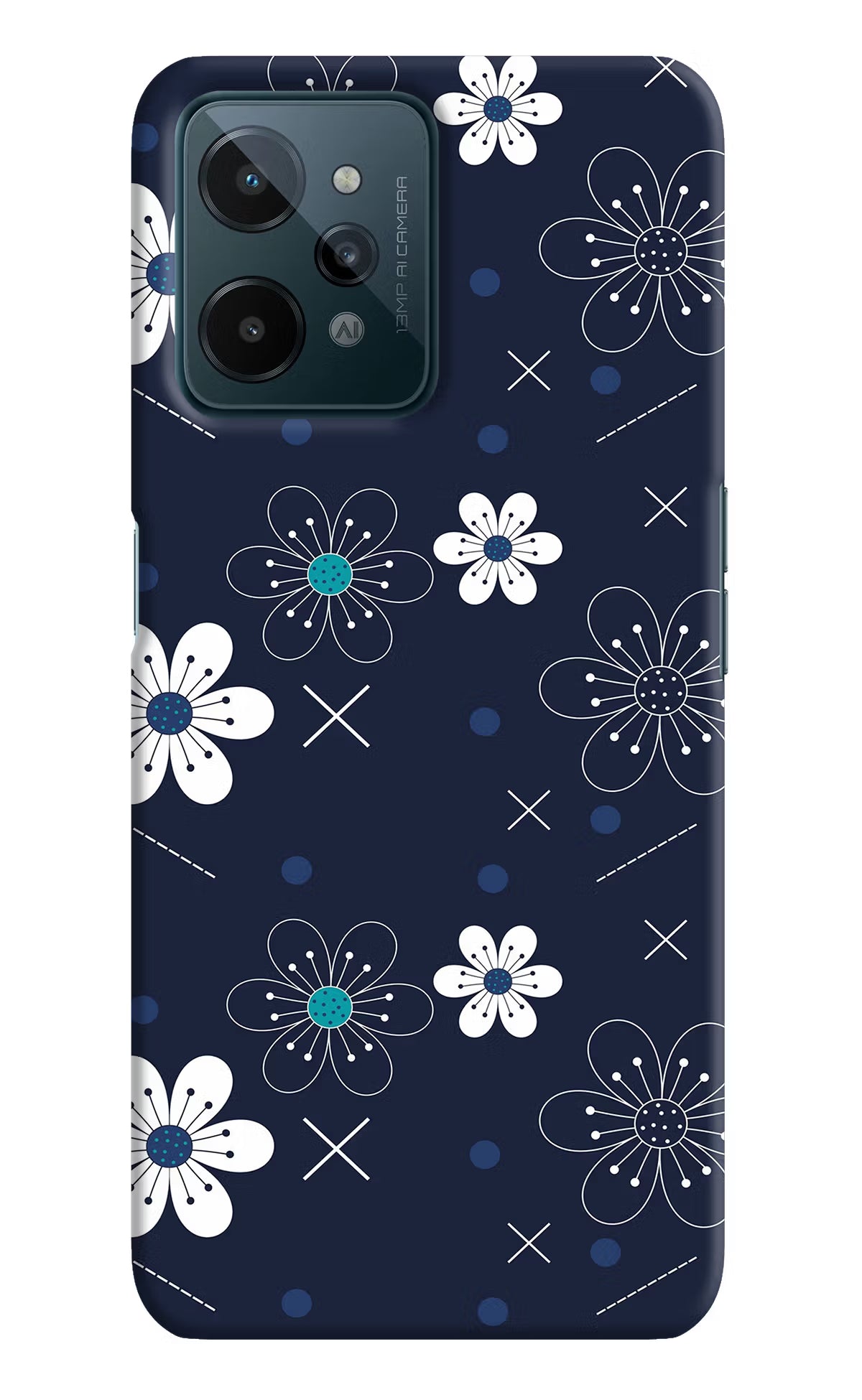 Flowers Realme C31 Hard Case Back Cover by Casekaro
