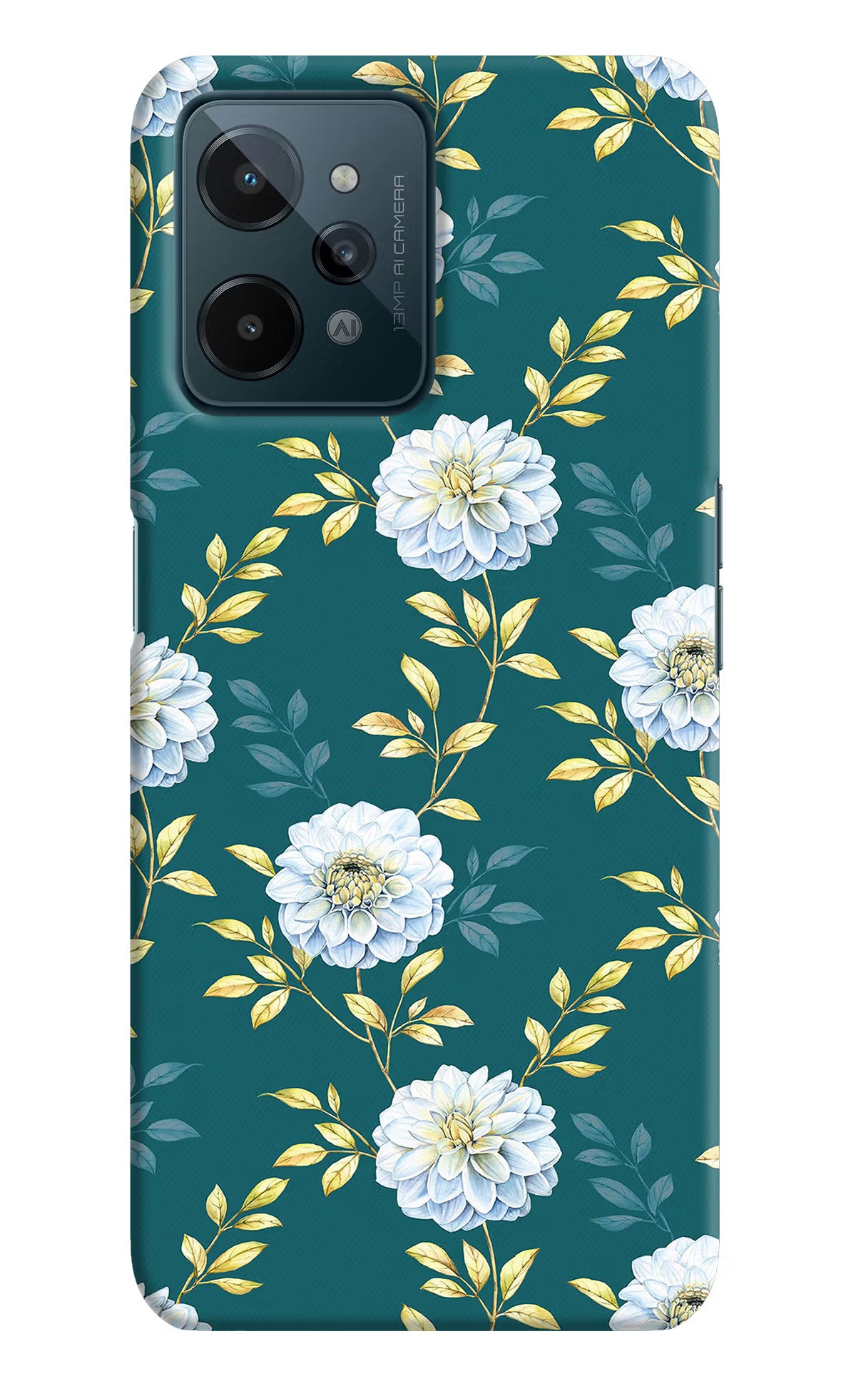 Flowers Realme C31 Hard Case Back Cover by Casekaro