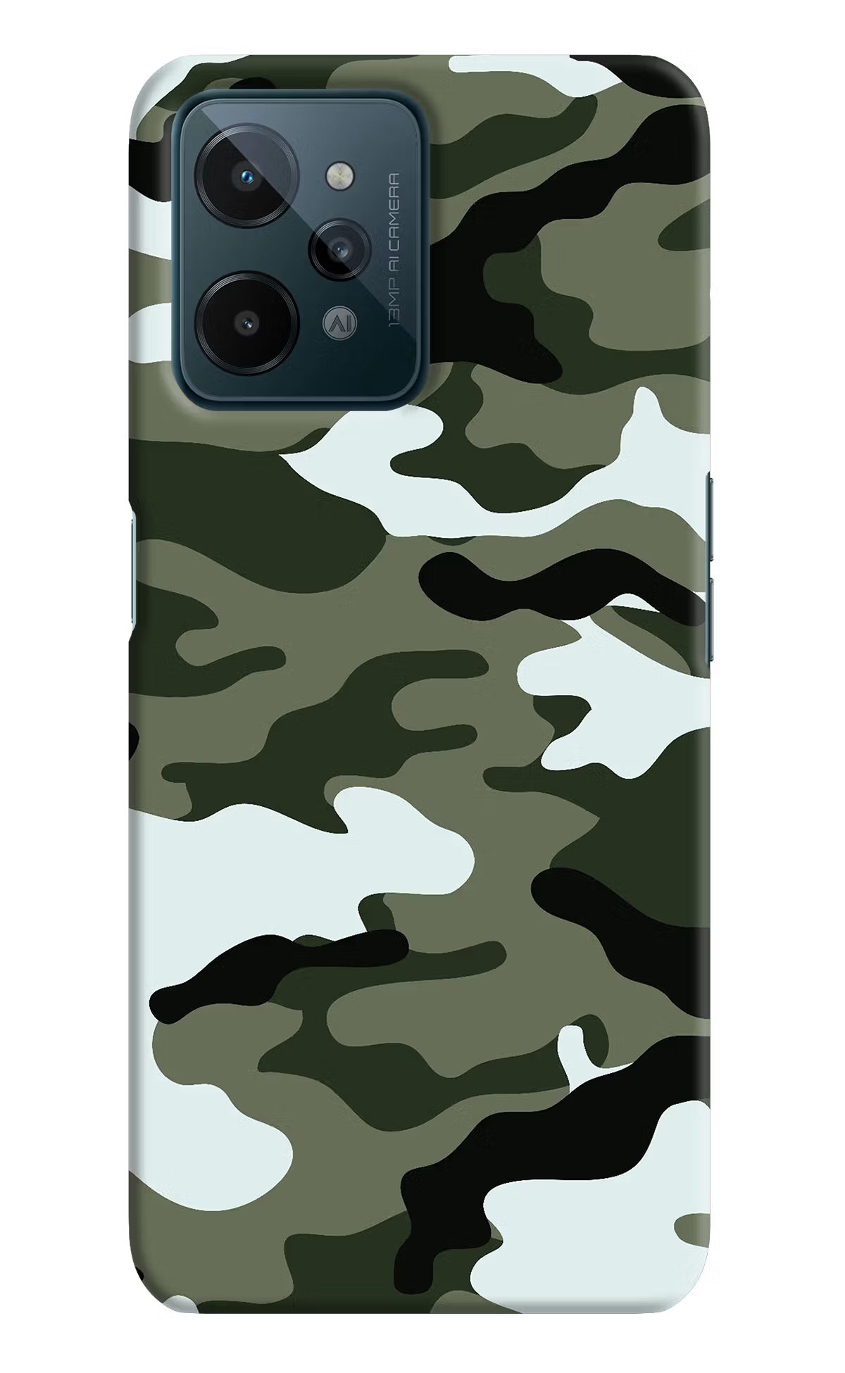 Camouflage Realme C31 Hard Case Back Cover by Casekaro