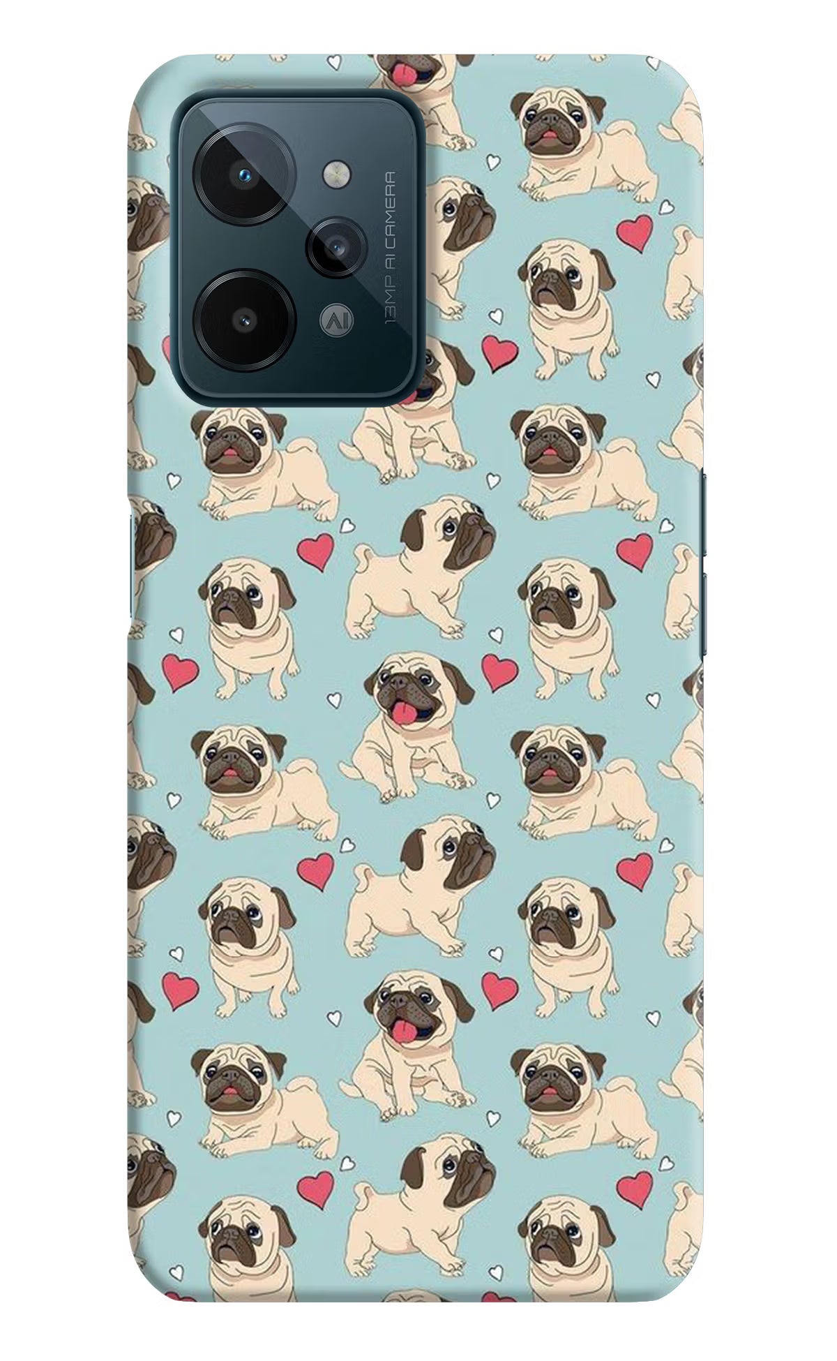Pug Dog Realme C31 Hard Case Back Cover by Casekaro