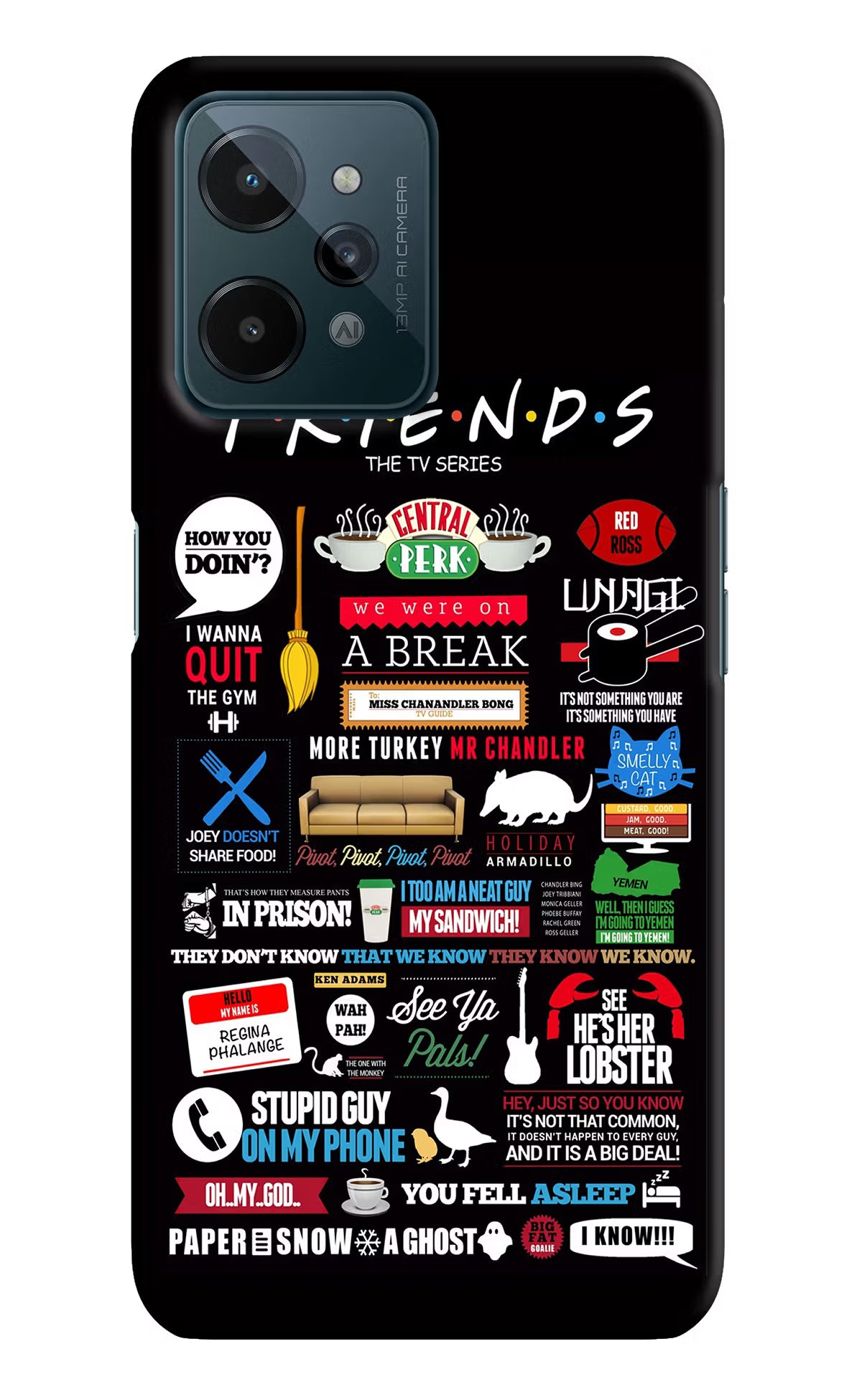 FRIENDS Realme C31 Hard Case Back Cover by Casekaro