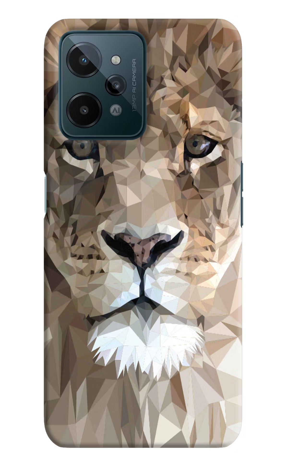 Lion Art Realme C31 Hard Case Back Cover by Casekaro