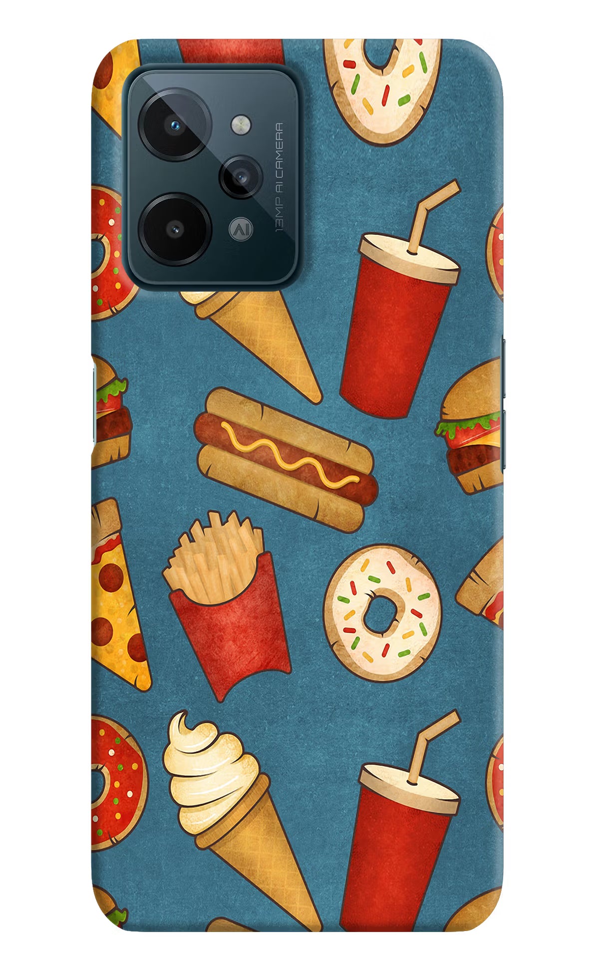 Foodie Realme C31 Hard Case Back Cover by Casekaro