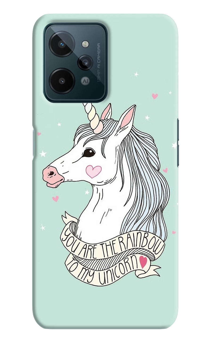 Unicorn Wallpaper Realme C31 Back Cover, Hard case