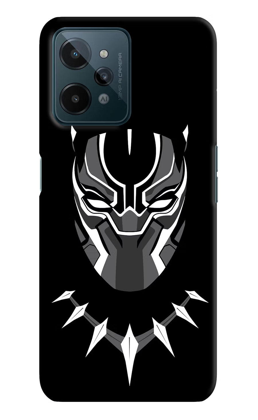 Black Panther Realme C31 Back Cover, Hard case
