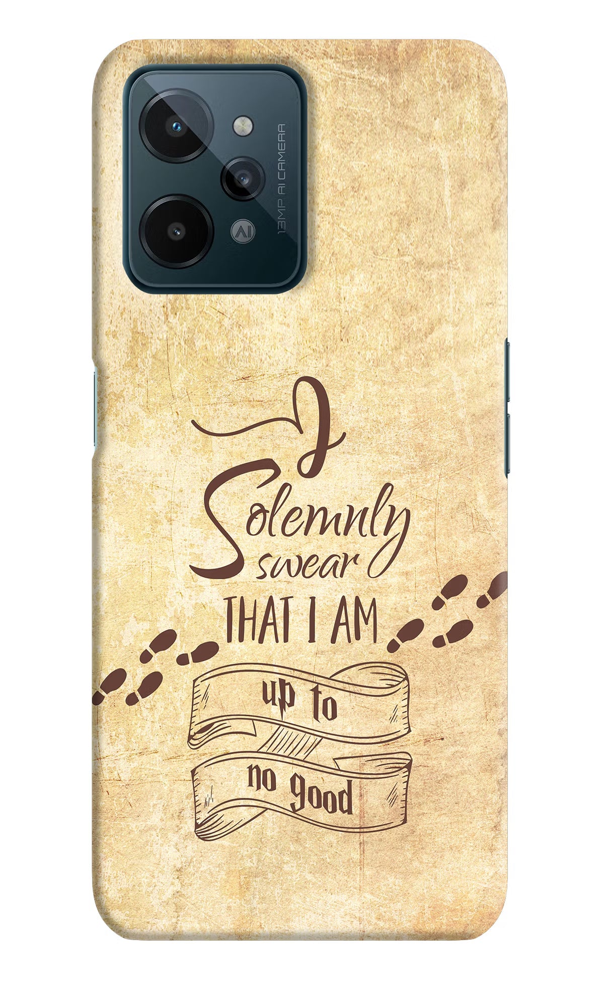 I Solemnly swear that i up to no good Realme C31 Hard Case Back Cover by Casekaro