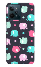 Elephants Realme C31 Hard Case Back Cover by Casekaro