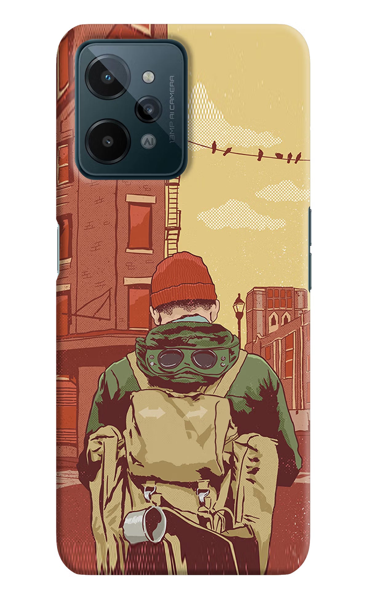 Adventurous Realme C31 Hard Case Back Cover by Casekaro