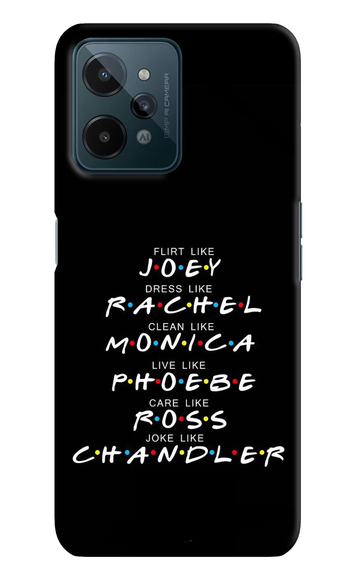 FRIENDS Character Realme C31 Hard Case Back Cover by Casekaro