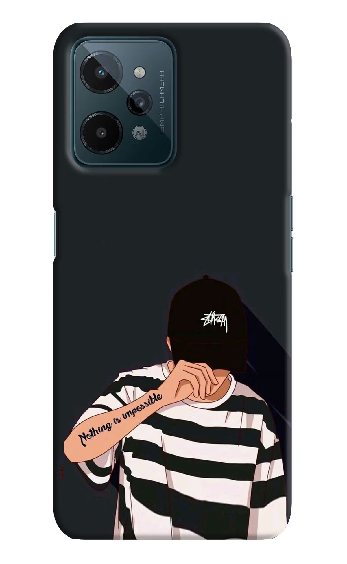 Aesthetic Boy Realme C31 Hard Case Back Cover by Casekaro