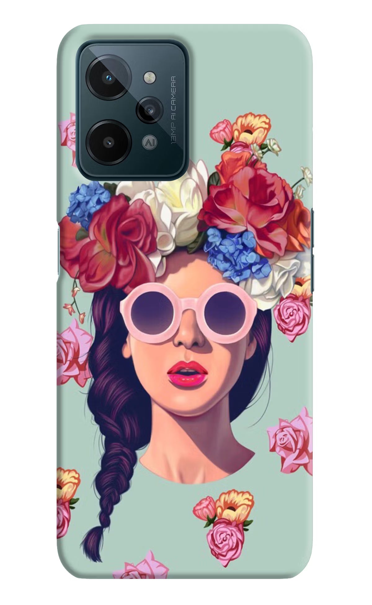Pretty Girl Realme C31 Hard Case Back Cover by Casekaro