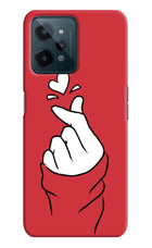Korean Love Sign Realme C31 Hard Case Back Cover by Casekaro