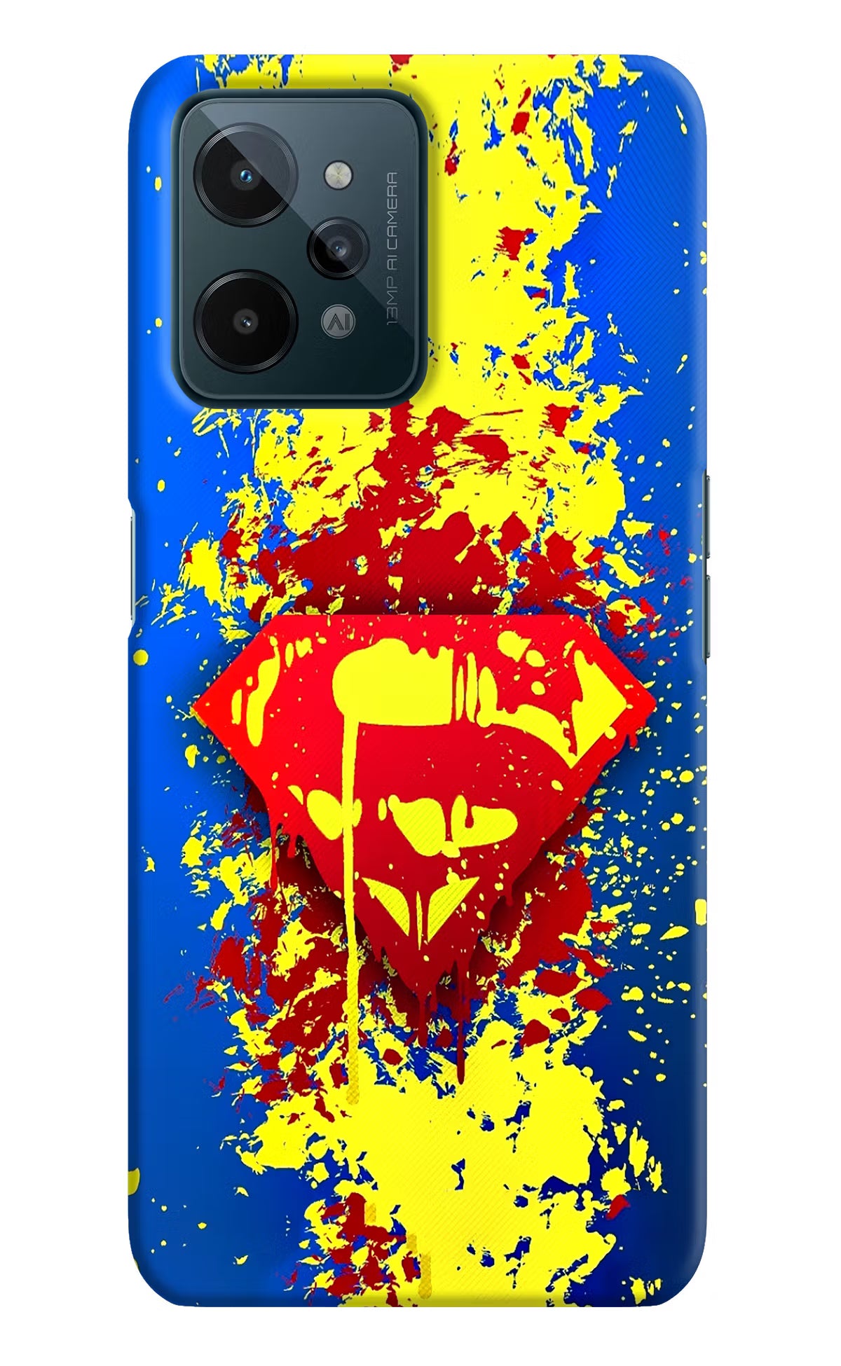 Superman logo Realme C31 Hard Case Back Cover by Casekaro