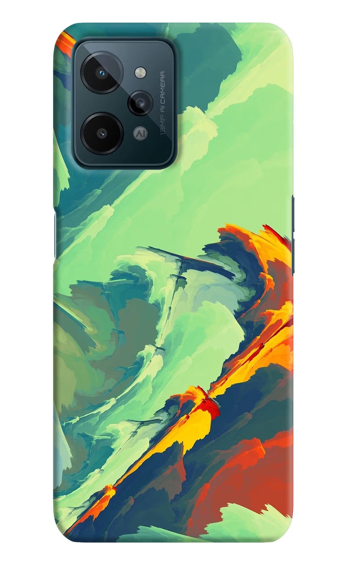 Paint Art Realme C31 Hard Case Back Cover by Casekaro