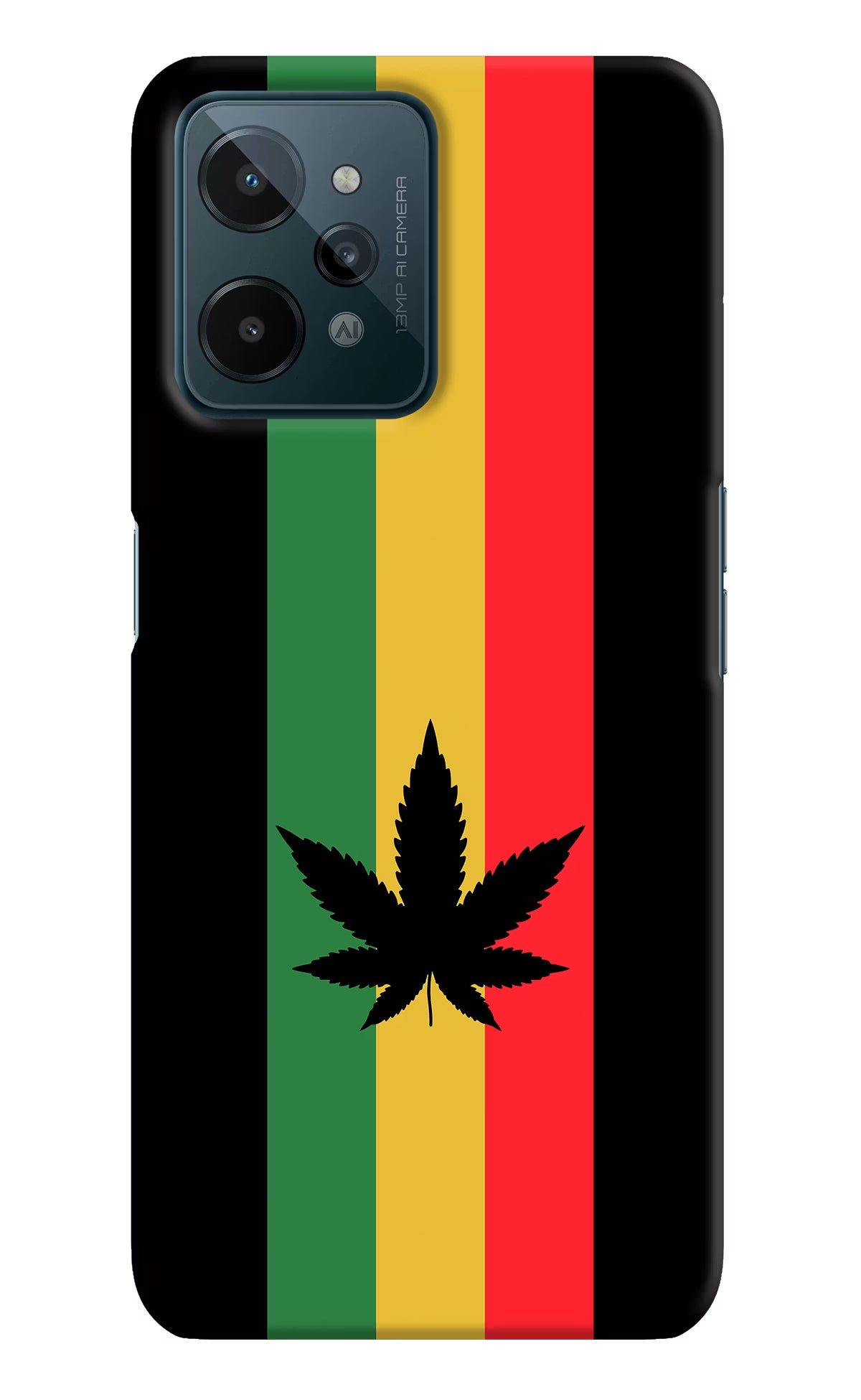 Weed Flag Realme C31 Hard Case Back Cover by Casekaro