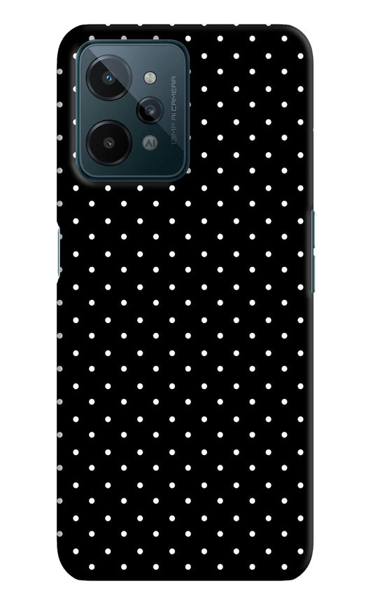 White Dots Realme C31 Hard Case Back Cover by Casekaro
