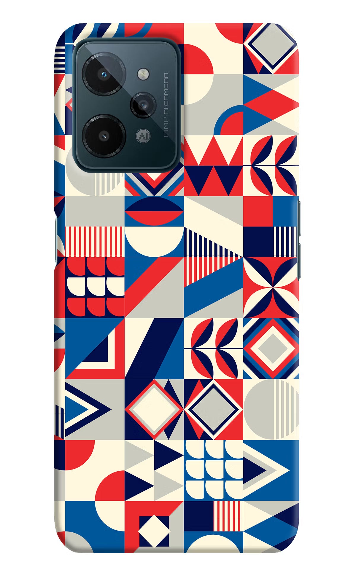 Colorful Pattern Realme C31 Hard Case Back Cover by Casekaro