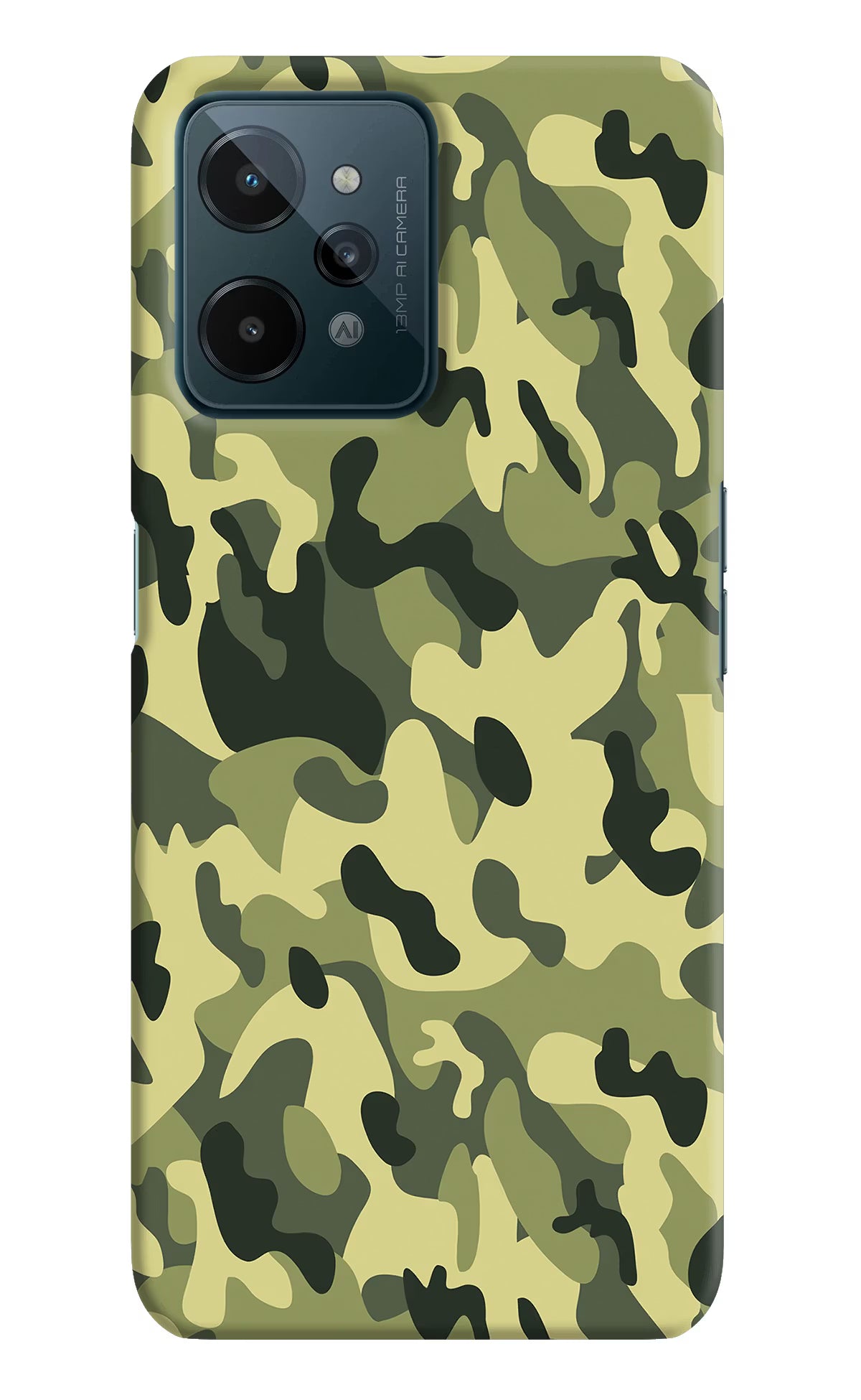 Camouflage Realme C31 Hard Case Back Cover by Casekaro