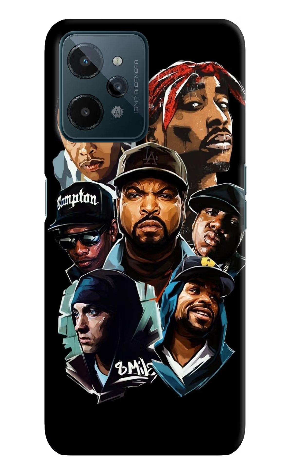 Rappers Realme C31 Hard Case Back Cover by Casekaro