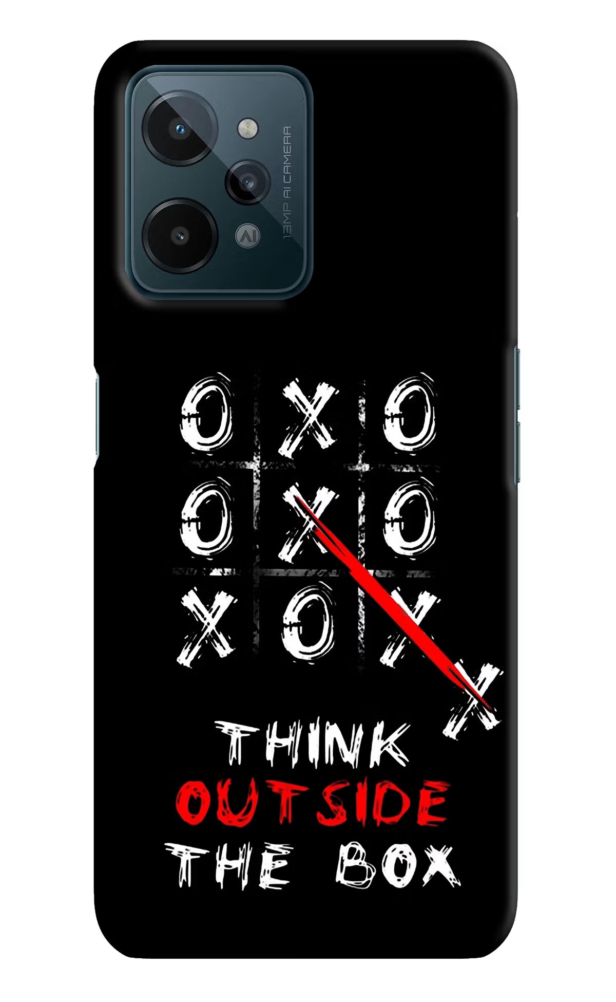 Think out of the BOX Realme C31 Hard Case Back Cover by Casekaro