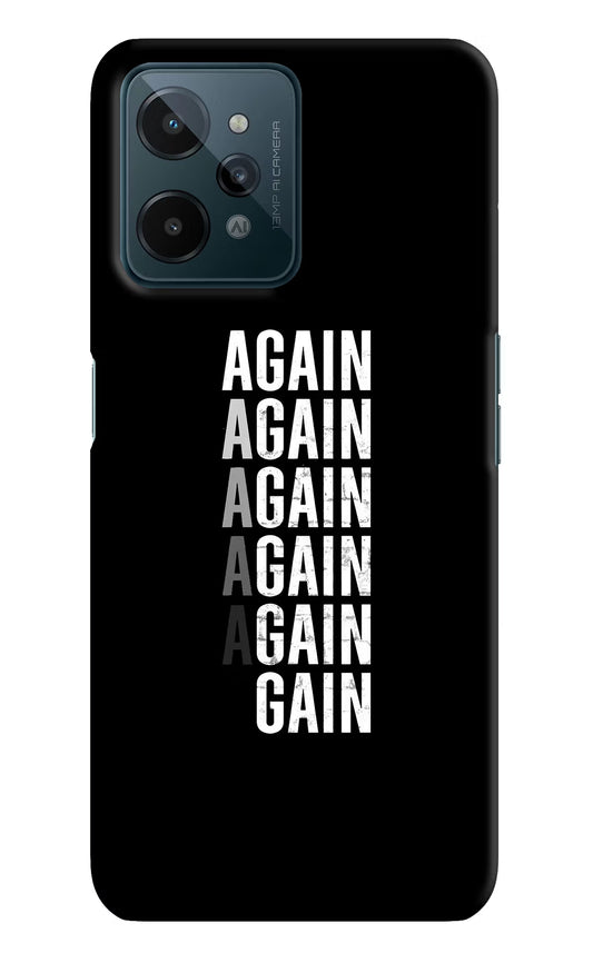 Again Again Gain Realme C31 Hard Case Back Cover by Casekaro