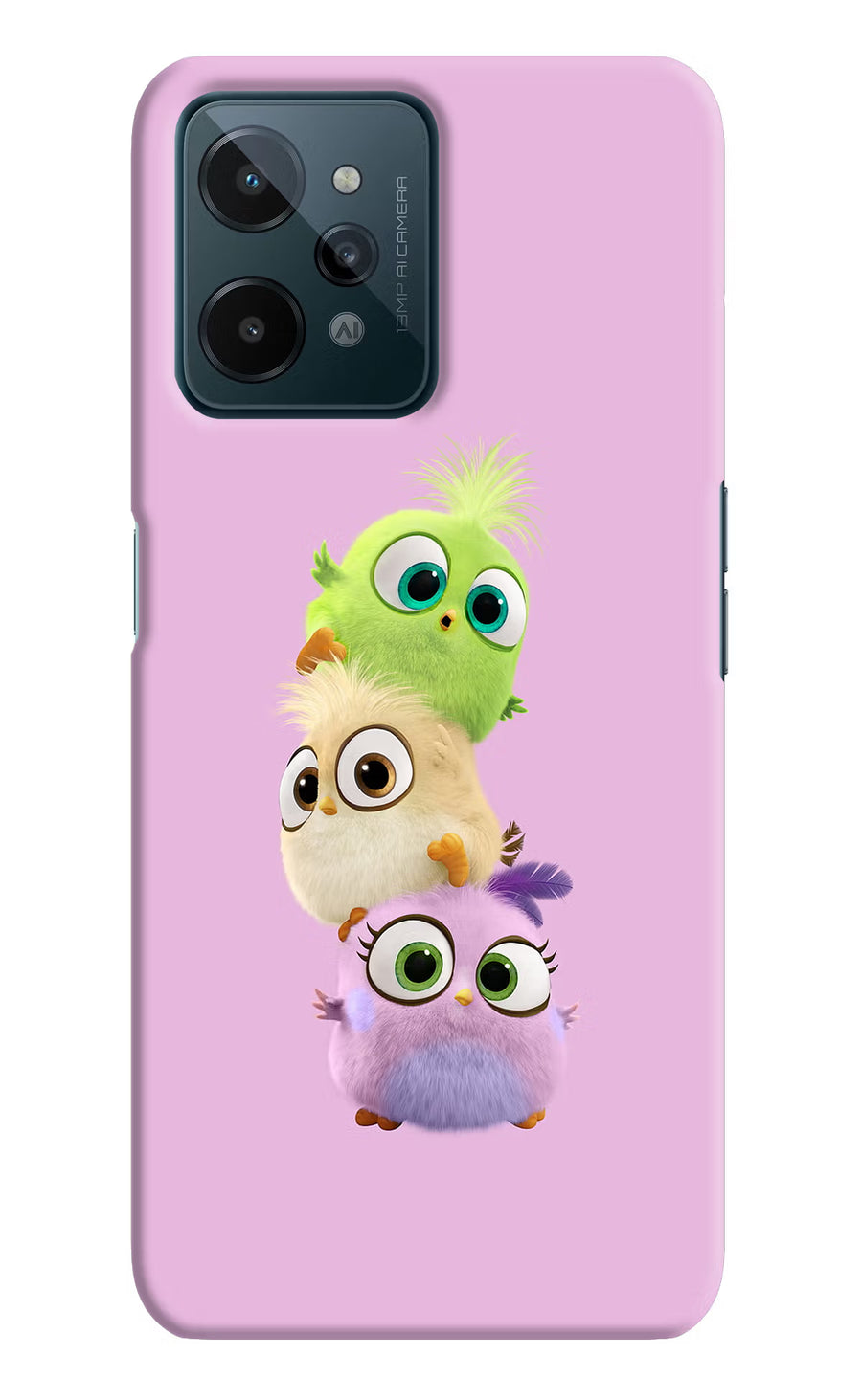 Cute Little Birds Realme C31 Back Cover, Hard case