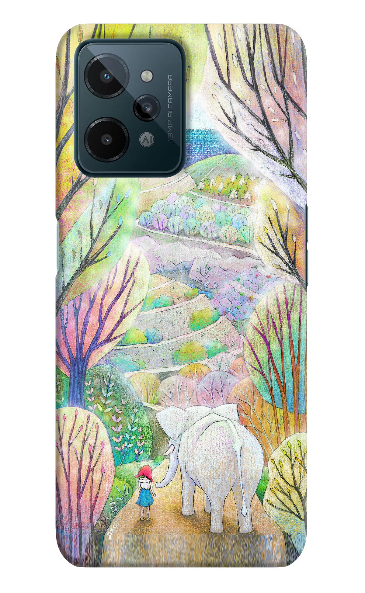 Nature Painting Realme C31 Hard Case Back Cover by Casekaro