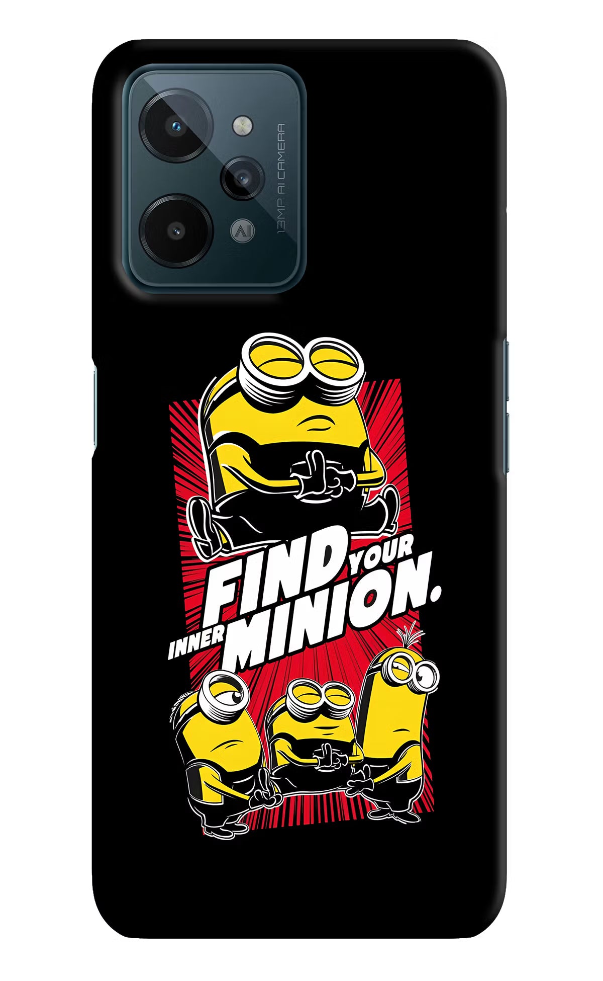 Find your inner Minion Realme C31 Hard Case Back Cover by Casekaro