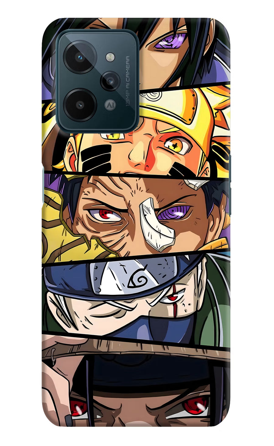 Naruto Character Realme C31 Back Cover, Hard case