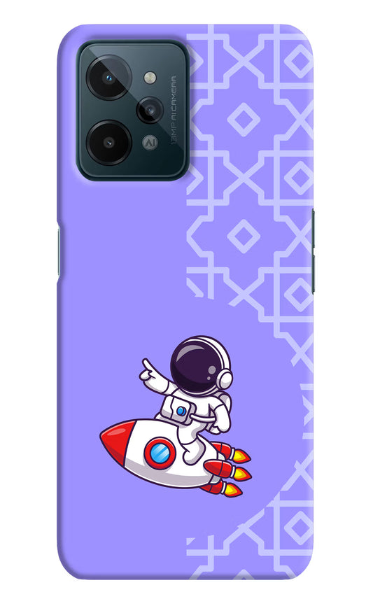 Cute Astronaut Realme C31 Hard Case Back Cover by Casekaro