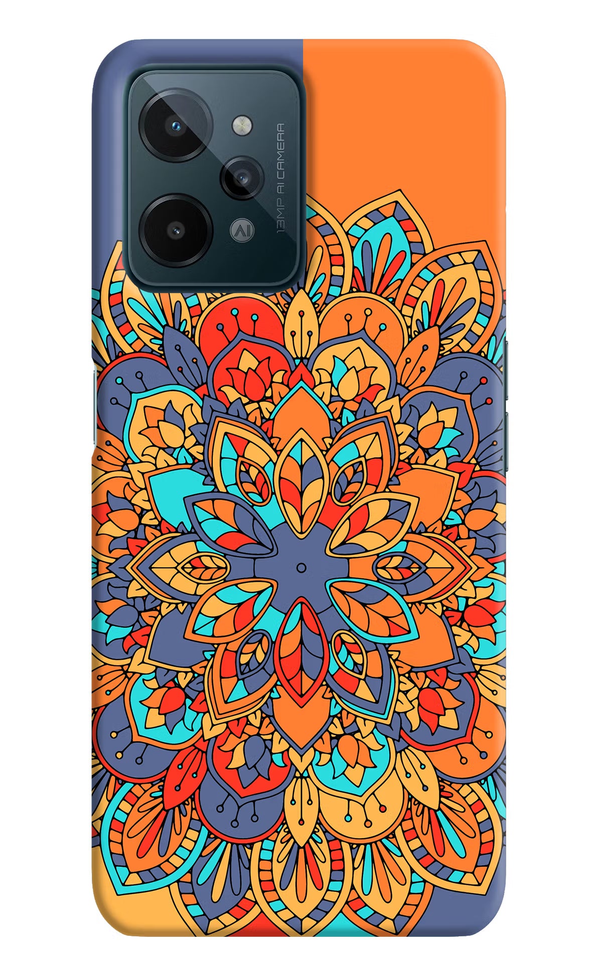 Color Mandala Realme C31 Hard Case Back Cover by Casekaro