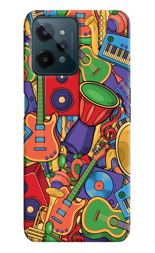 Music Instrument Doodle Realme C31 Hard Case Back Cover by Casekaro