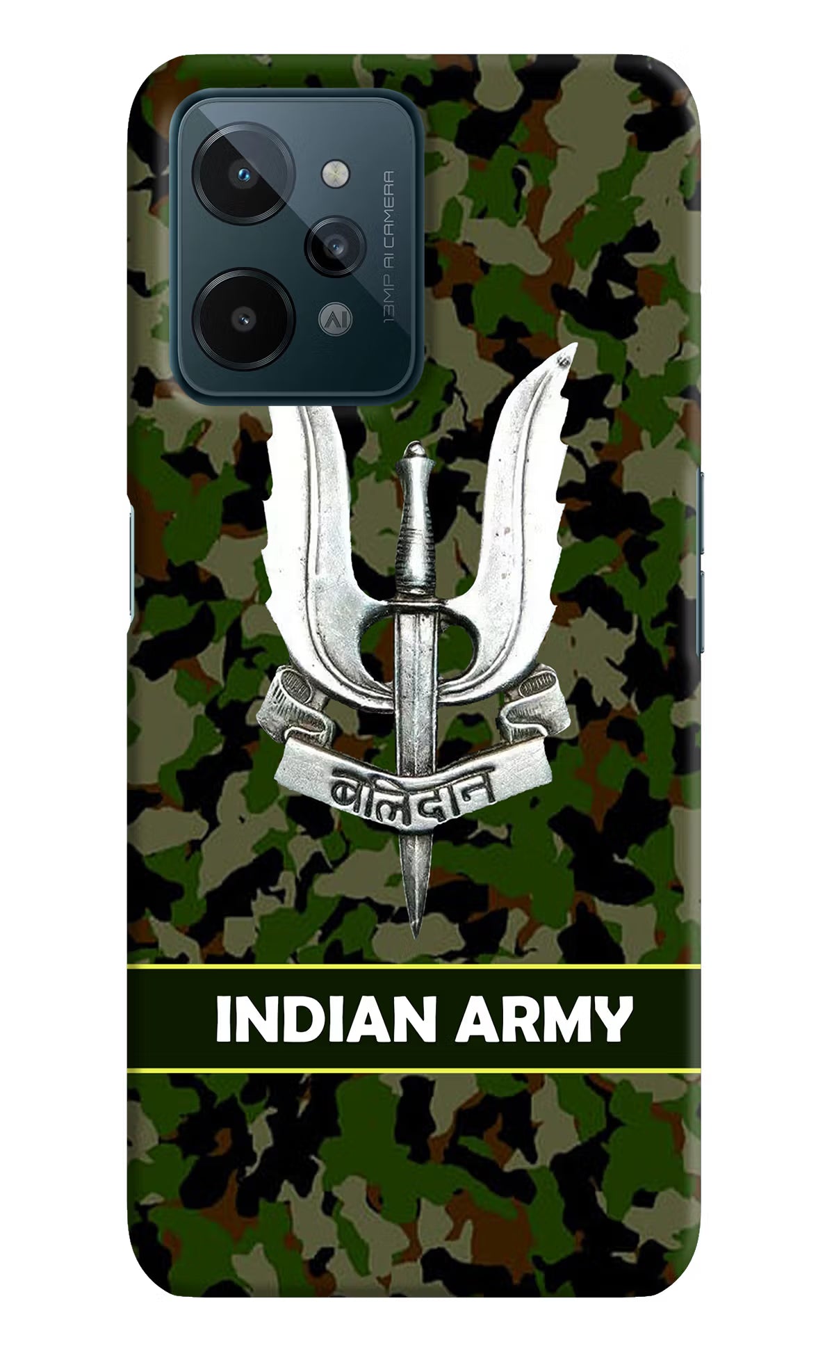 Balidan Indian Logo Realme C31 Hard Case Back Cover by Casekaro