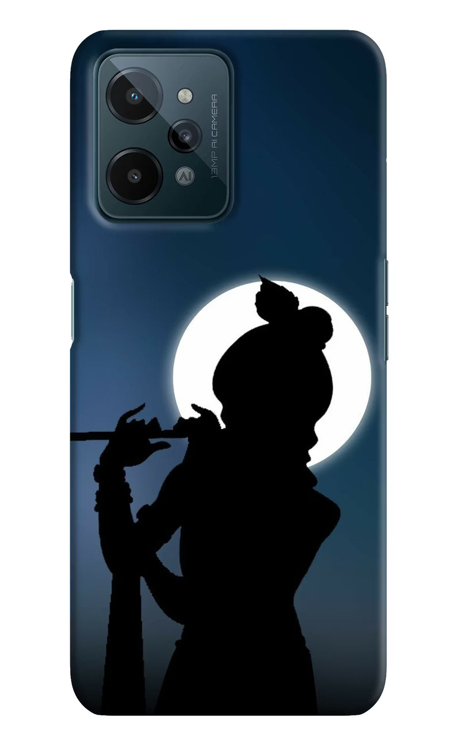 Shri Krishna Silhouette Realme C31 Back Cover, Hard case