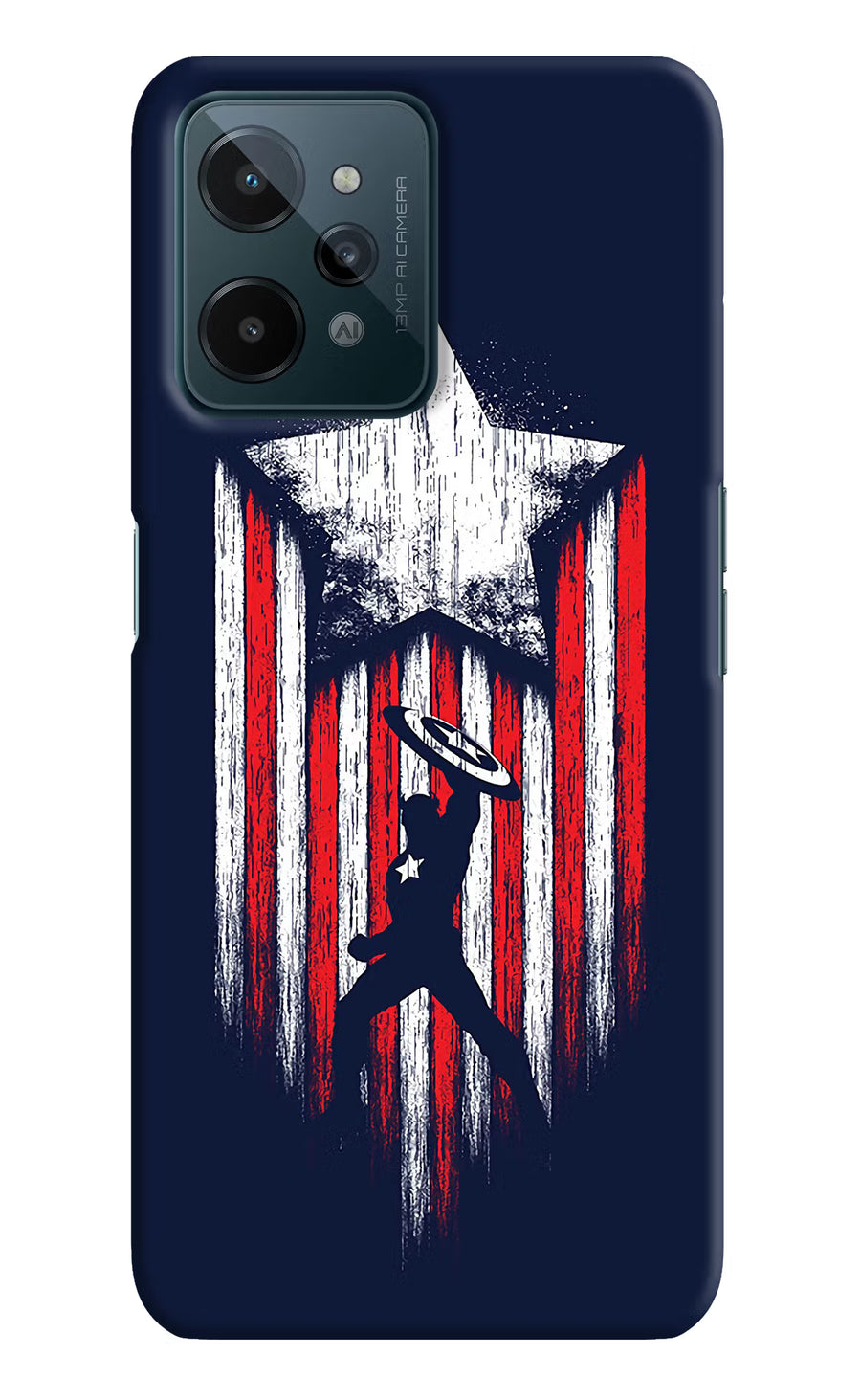 Captain America Marvel Art Realme C31 Back Cover, Hard case