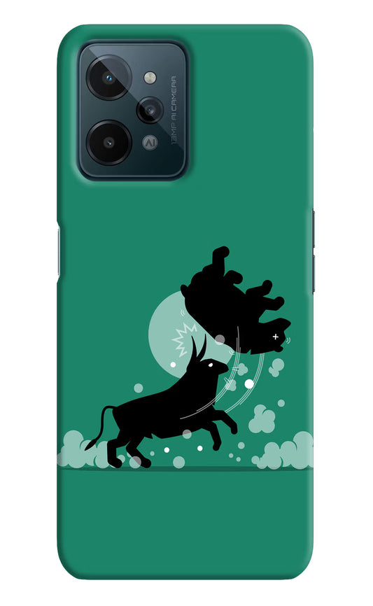 Bull Conqueror Realme C31 Hard Case Back Cover by Casekaro