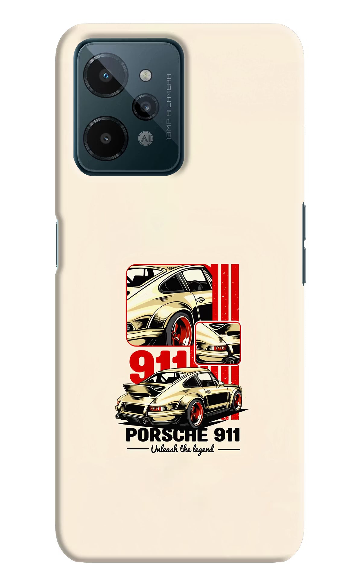 Classic Porsche 911 Realme C31 Hard Case Back Cover by Casekaro