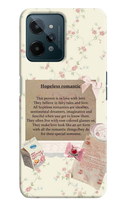 Hopeless Romantic Realme C31 Hard Case Back Cover by Casekaro