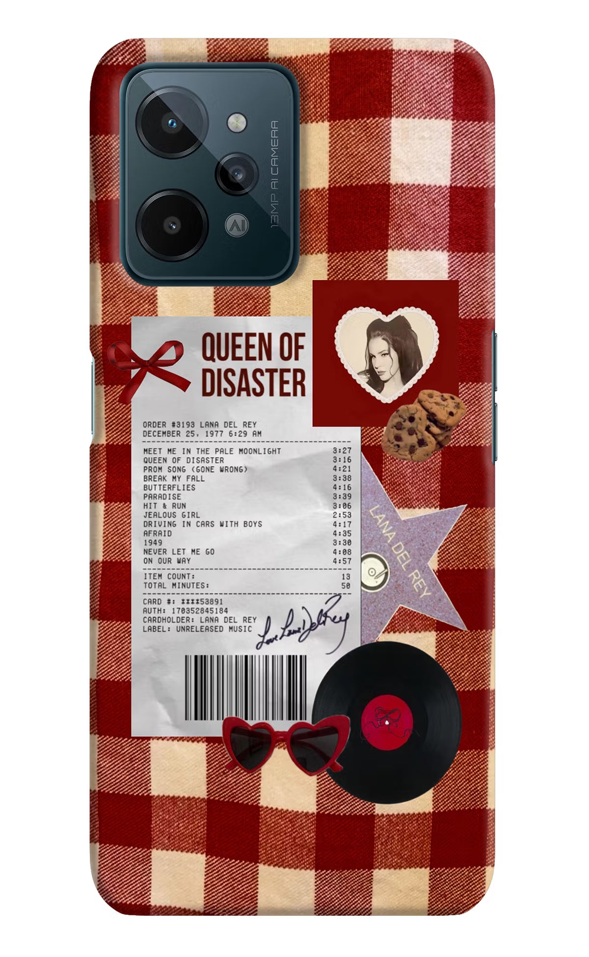 Queen of Disaster Realme C31 Hard Case Back Cover by Casekaro