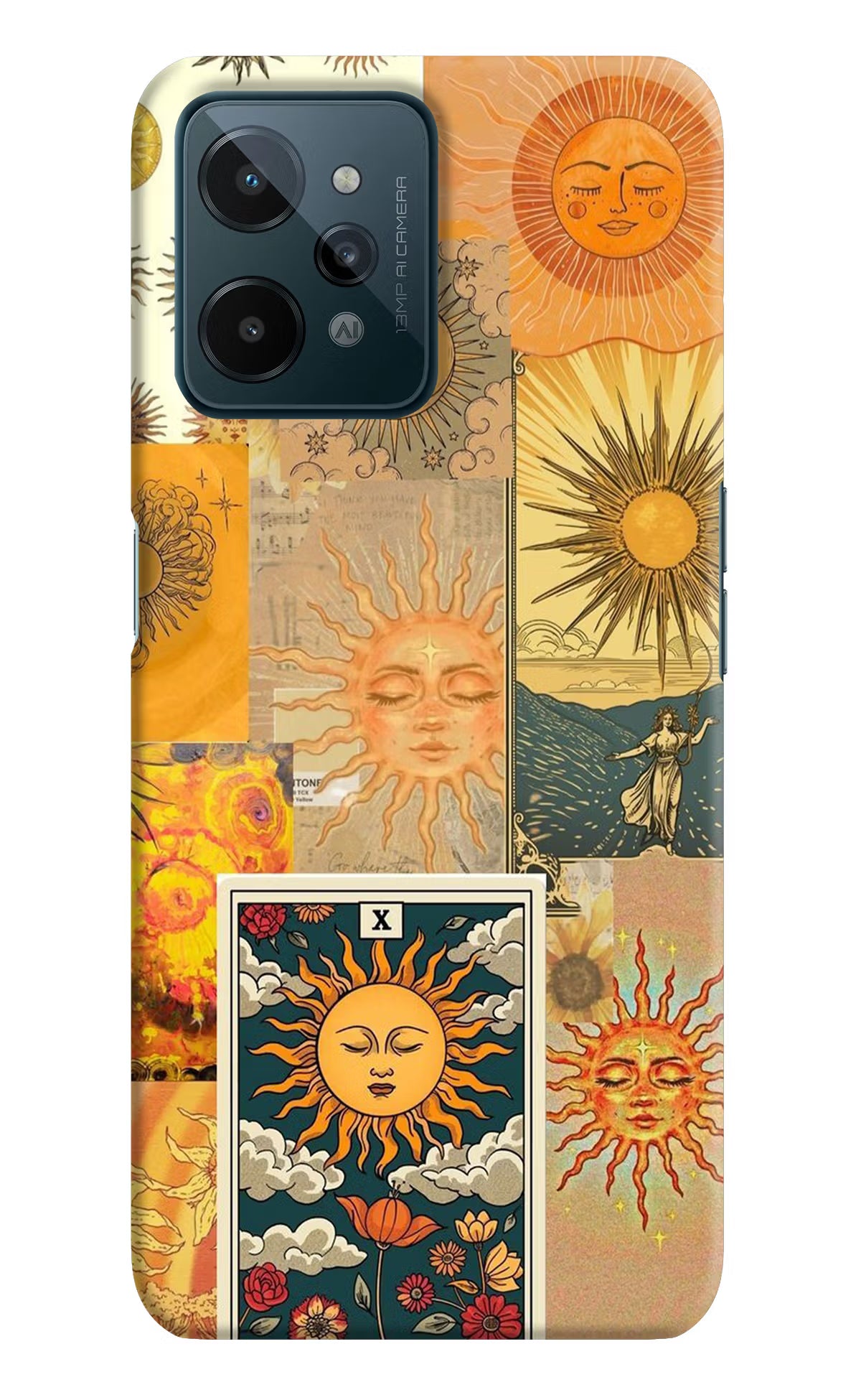 Sun Realme C31 Hard Case Back Cover by Casekaro