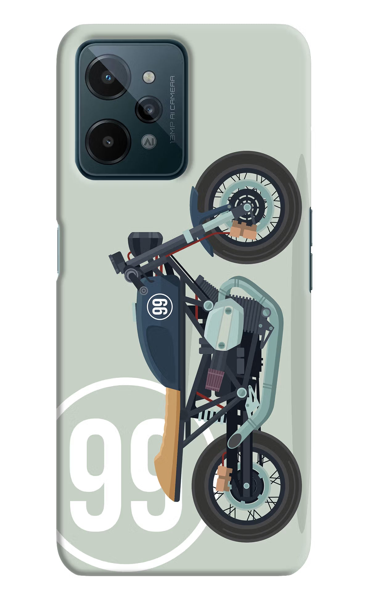 Classic Cafe Racer 99 Realme C31 Hard Case Back Cover by Casekaro
