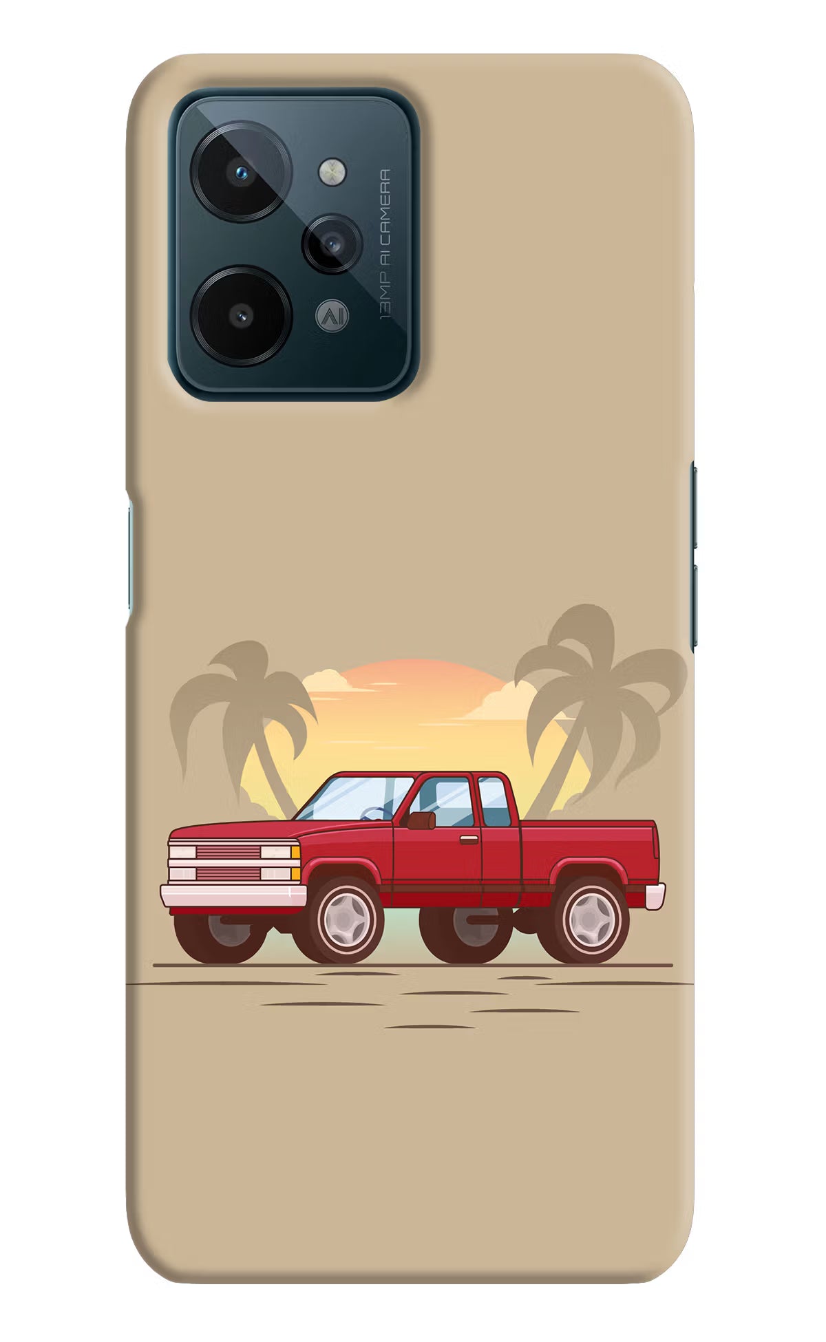 Desert Classic Drive Realme C31 Hard Case Back Cover by Casekaro